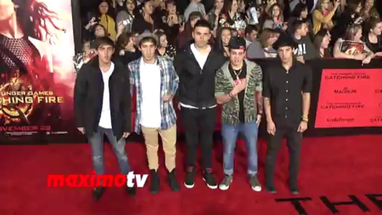 Janoskians "The Hunger Games: Catching Fire" Premiere Red Carpet Arrivals