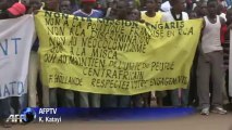 Centrafrique : manifestation contre la France à Bangui