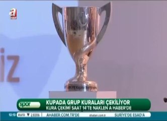 Kupada Gruplar Belli Oldu!