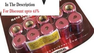 Clearance Novent Locking Refrigerant Caps - R410 Pink