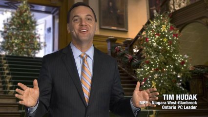 Ontario Progressive Conservative Leader Tim Hudak Christmas Message 2013