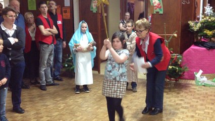 Scène religieuse à Noël pour tous