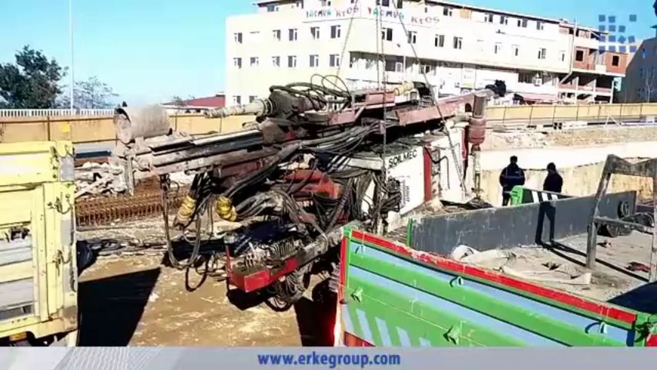 ERKE Dış Ticaret ltd., Soilmec SM-401 Mini Piling Rig - Dokar Zemin - www.erkegroup.com
