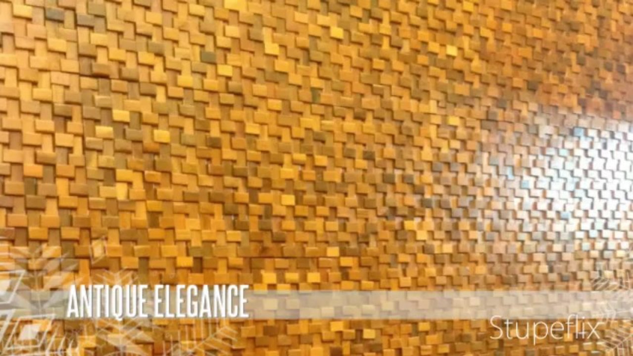 Trang trí nội thất gỗ mosaic - Độc đáo & Sang trọng