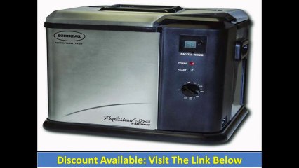 Masterbuilt 20010611 Butterball Professional Series Indoor Electric Turkey Fryer, Black