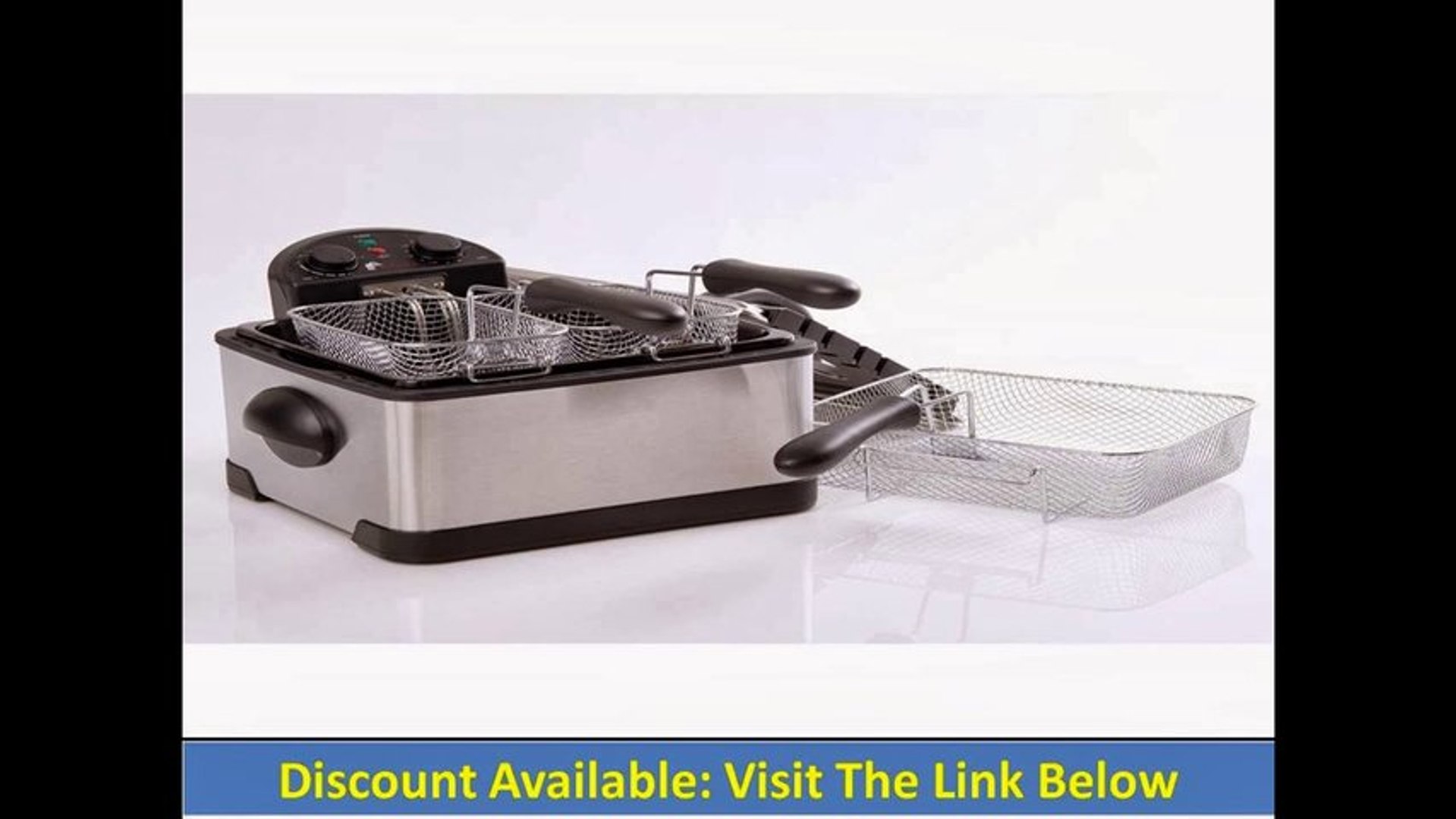 Secura 4 2l 17 Cup 1700 Watt Stainless Steel Triple Basket