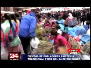 Cusqueños celebraron Navidad visitando tradicional feria del Niño Manuelito