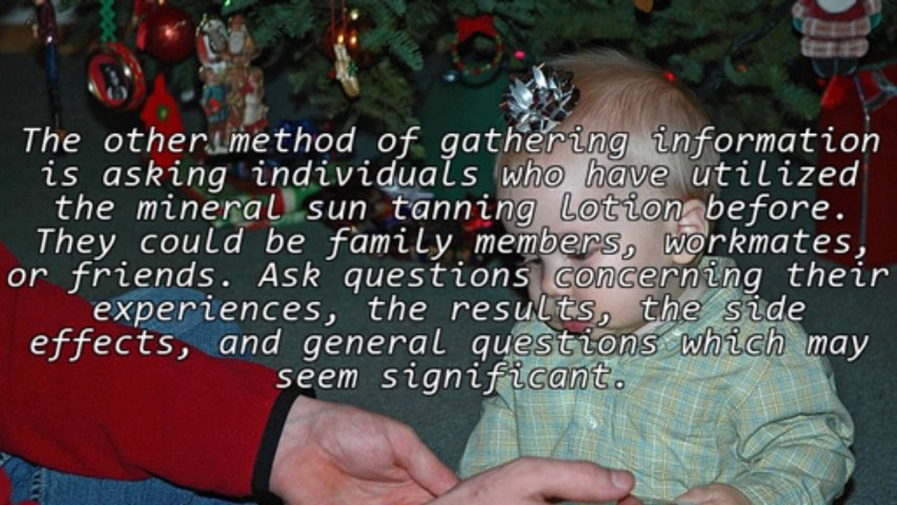 Why Mineral Sun Tanning Lotion Is Most Preferred