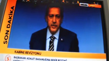 BAŞBAKAN YENİ KABİNEYİ AÇIKLIYOR-25.12.2013