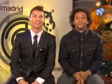 Cristiano Ronaldo y Marcelo desean una feliz Navidad a todos