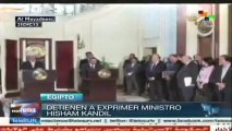 En intento de huida, capturan a exprimer ministro de Egipto