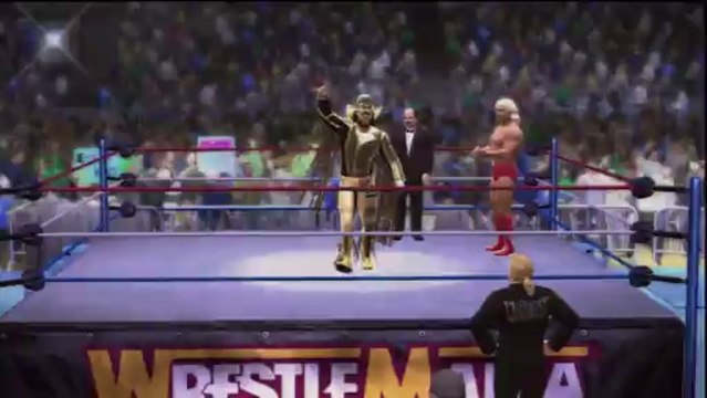 PS3 - WWE 2K14 - Hulkamania Runs Wild - Match 9 - Macho Man Randy Savage vs Ric Flair