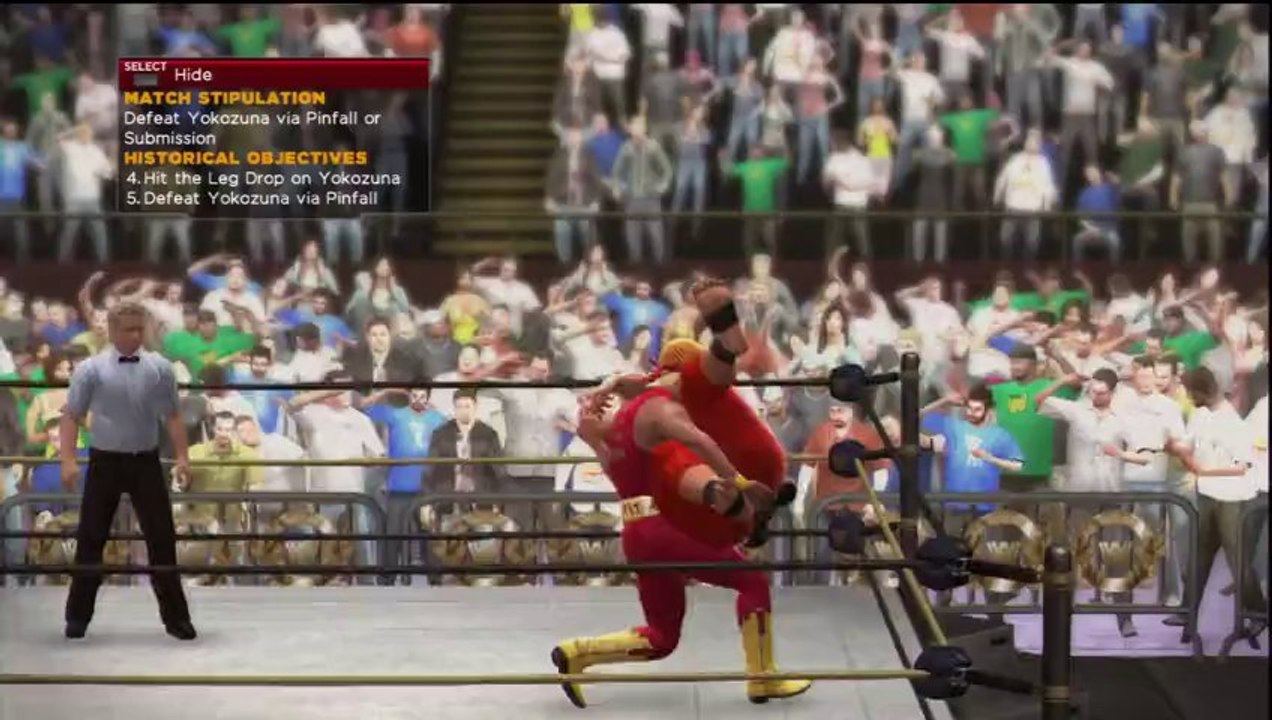 PS3 - WWE 2K14 - Hulkamania Runs Wild - Match 10 - Yokozuna vs Bret Hart & Hulk Hogan vs Yokozuna