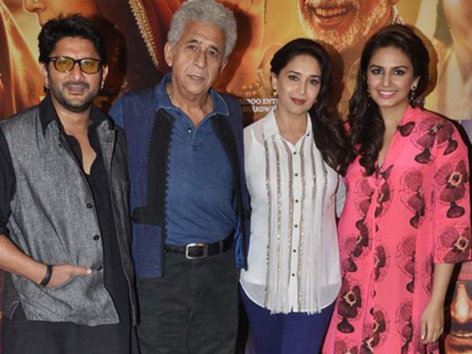 Madhuri Dixit Arshad Warsi Naseeruddin Shah Huma Qureshi Unplugged Dedh Ishqiya Interview