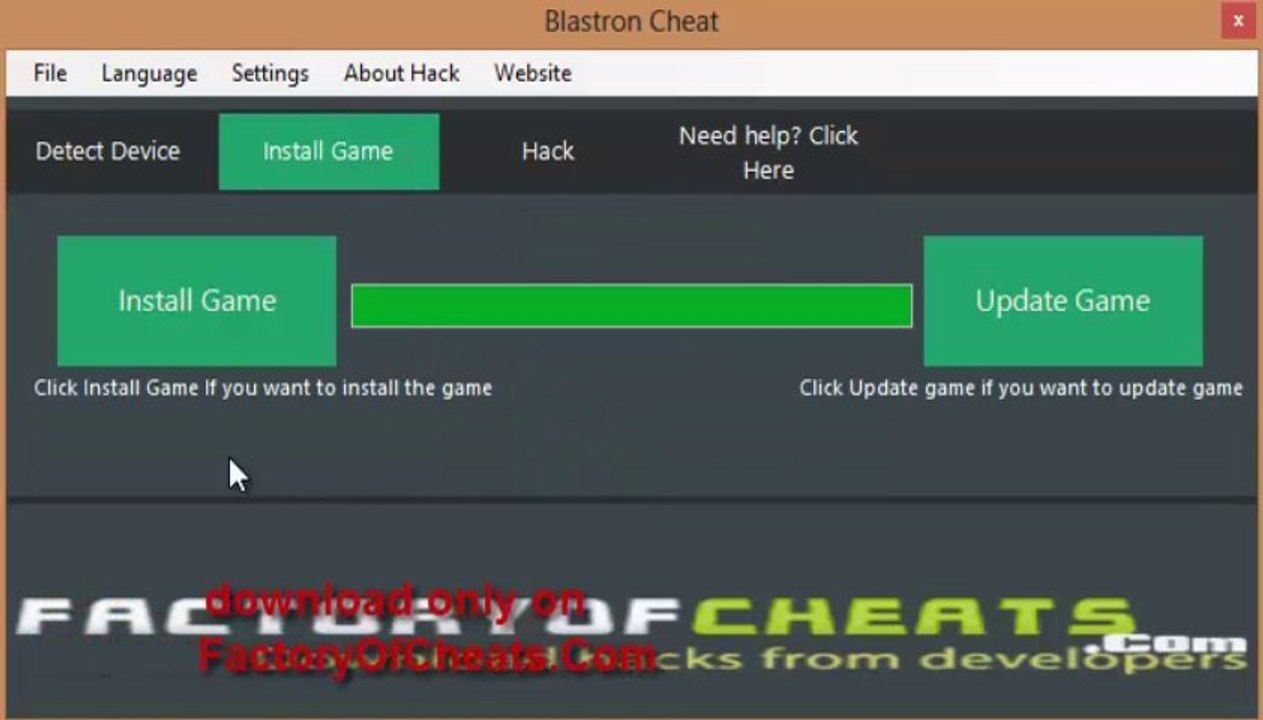 Blastron Hack