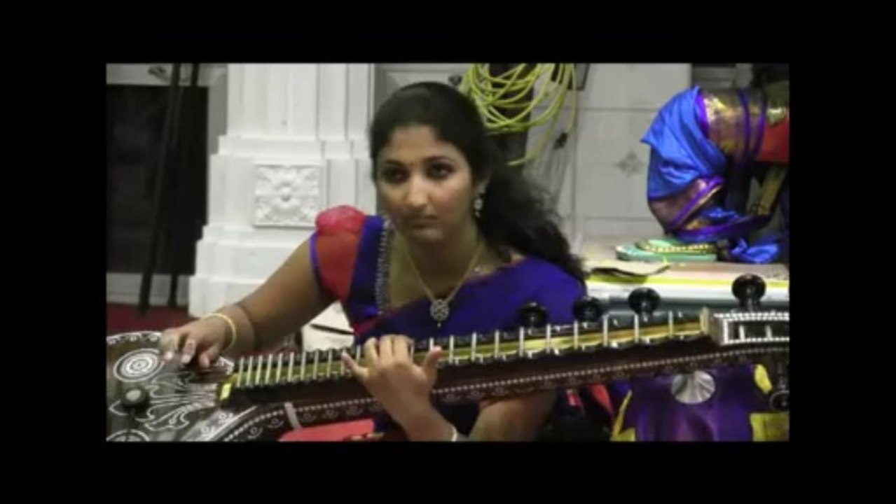 HINDU TEMPLE OF GREATER CHICAGO: EKANTHA SEVA VEENA CONCERT: SRI NITYA PARITI: "RAJU VEDALE" -1