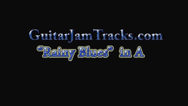 A Slow Blues Backing Track (Rainy Blues)
