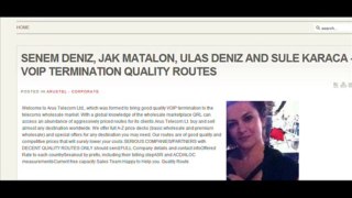 SENEM DENIZ, JAK MATALON, ULAS DENIZ AND SULE KARACA - VOIP TERMINATION QUALITY ROUTES