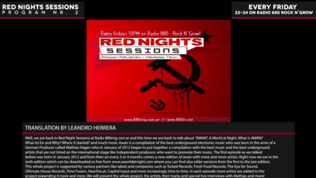 AWAN @ Red Nights Session