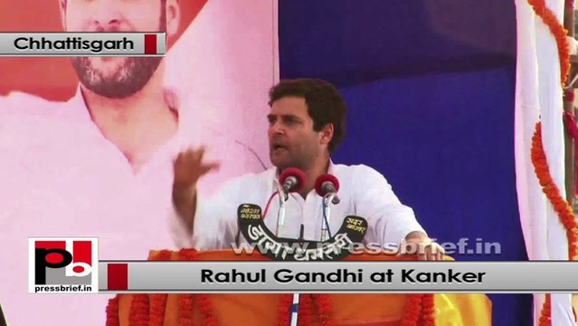 Rahul Gandhi: We want aam aadmi to rise and develop