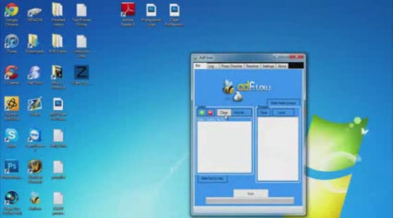 Online Money Working Adfly Bot Autoclicker 2014