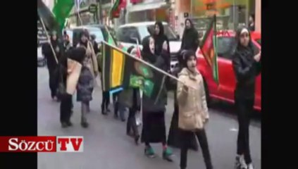 Iraklı Şii'ler Köln'de yürüdü