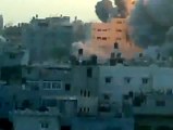 Israel bombing on civilian family's homes in West Gaza