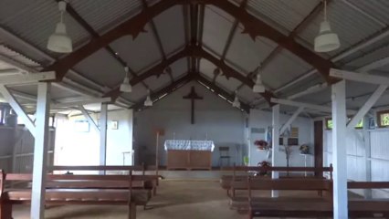 Nouvelle Caledonie: Le village fantome de la mine de Tiébaghi (son eglise)