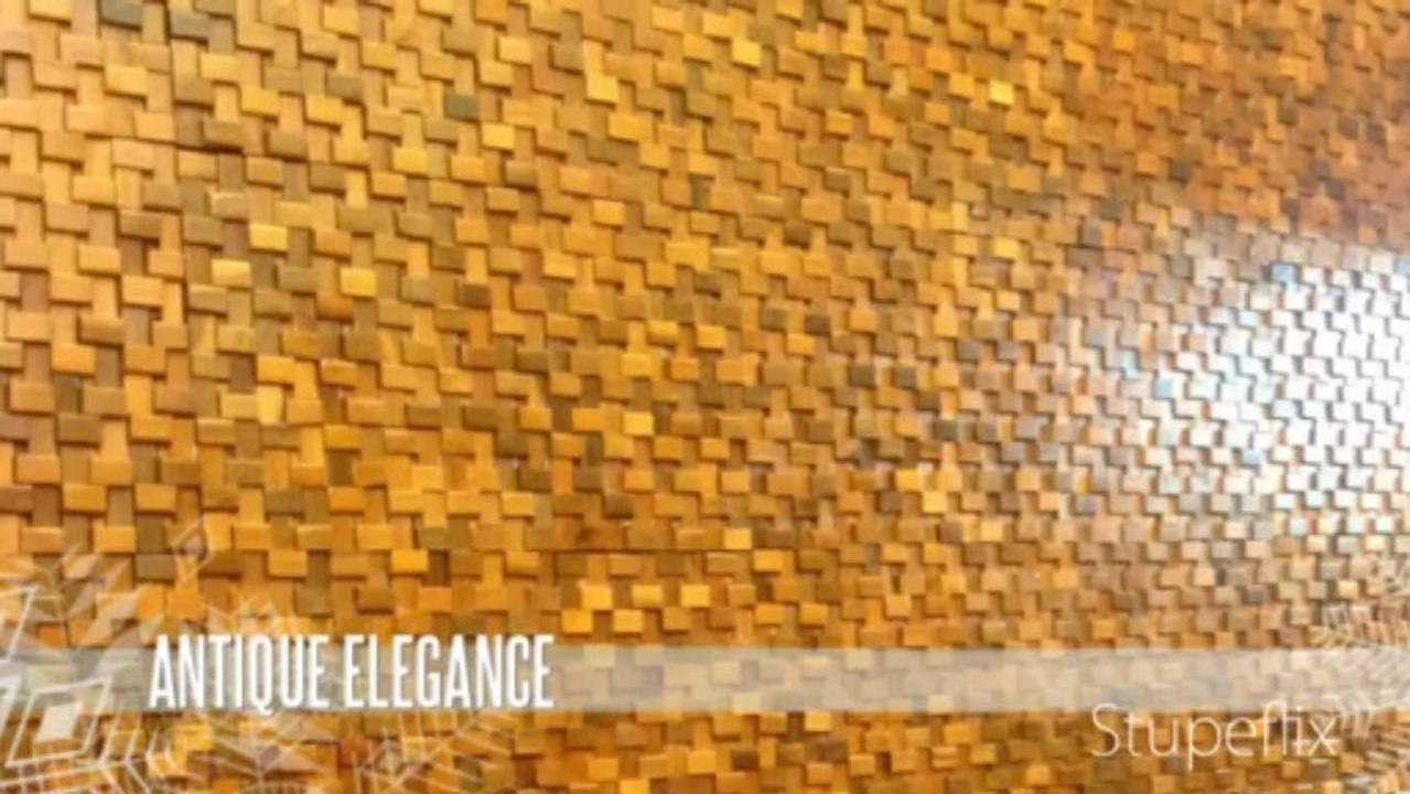 Trang trí nội thất gỗ mosaic - Độc đáo & Sang trọng