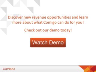 Comigo offers a new type of contextual TV Interactive Applications