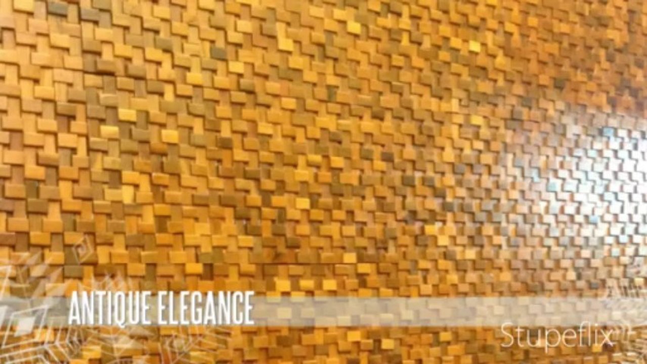 Thiết kế nội thất với mosaic gỗ - Độc đáo & Sang trọng