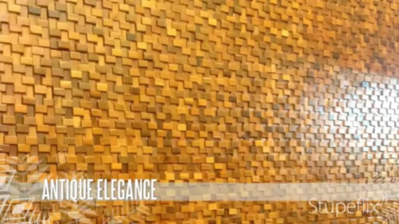 Thiết kế nội thất với mosaic gỗ - Độc đáo & Sang trọng
