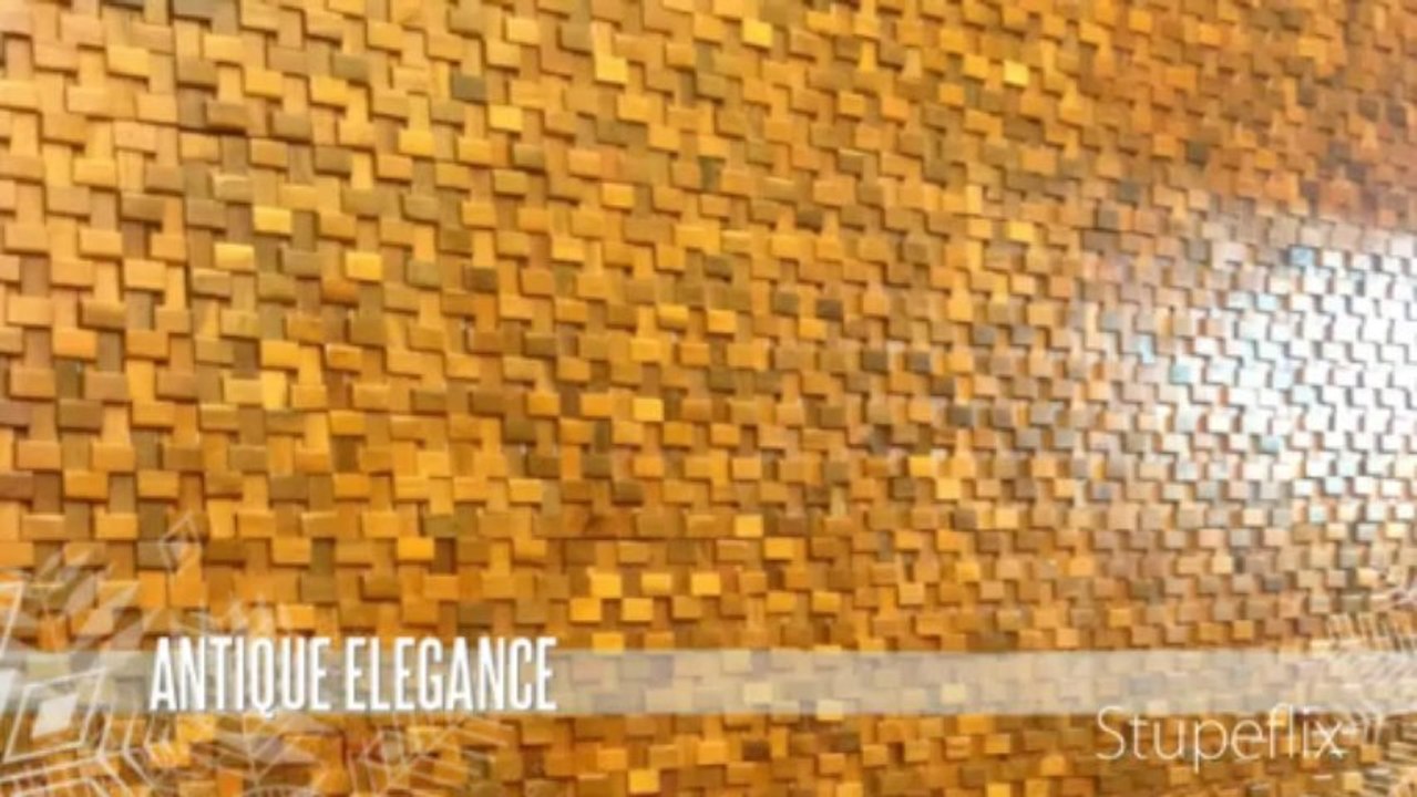 Thiết kế nội thất với mosaic gỗ - Độc đáo & Sang trọng