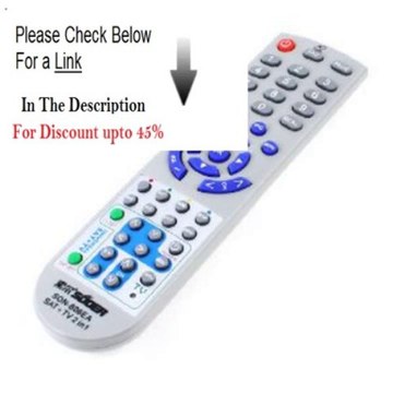 Clearance Amico SON-806EA Battery Power Universal SAT+TV Remote Control for VCD DVD VCR