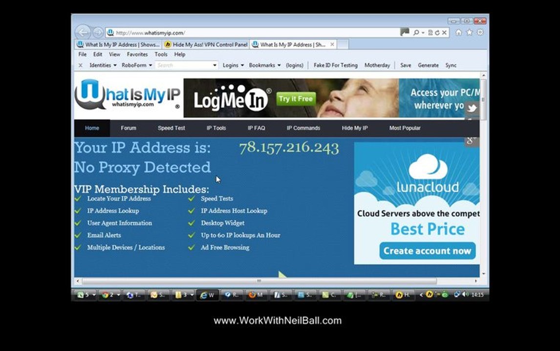 Hide My Ass Pro VPN Review And Demonstration Of Hiding An IP Address