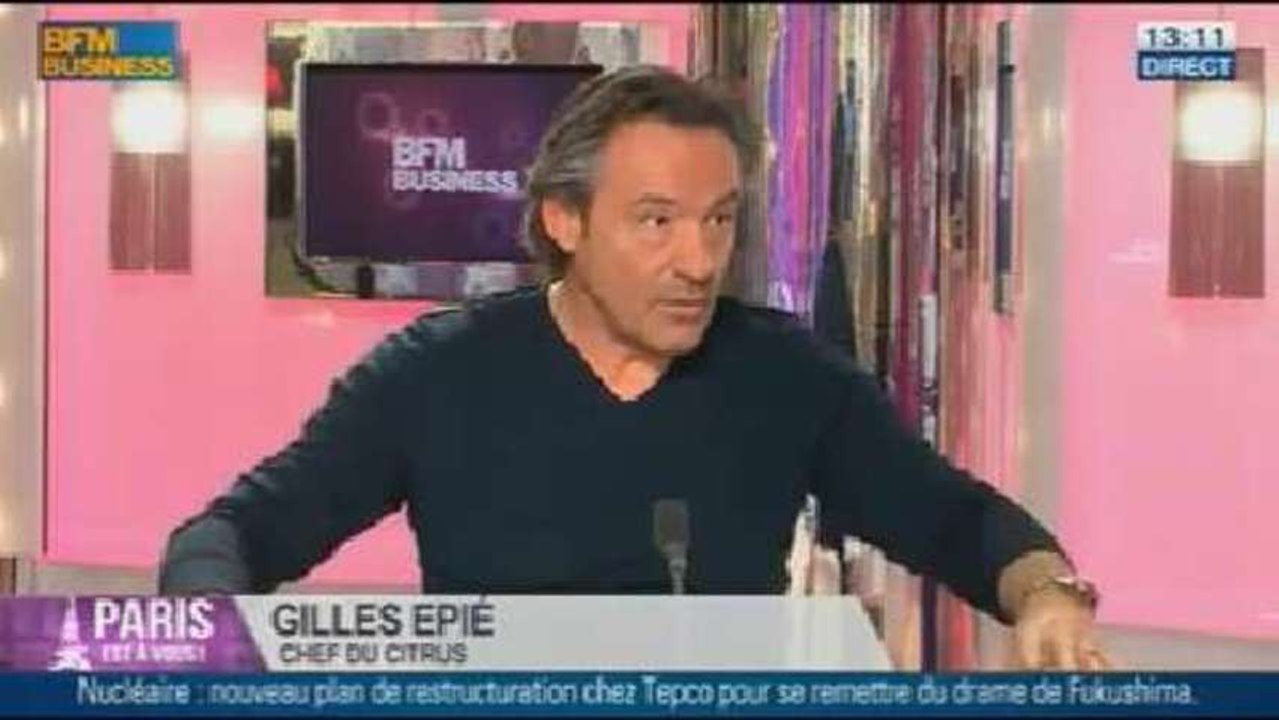 Le Paris de Gilles Epié, Citrus, dans Paris est à vous - 26/12