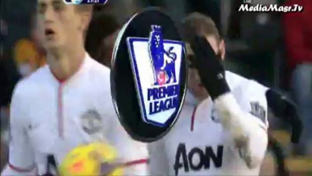 هدف مانشستر يونايتد الثاني في هال سيتي - الأسبوع 18 - 26/12/2013