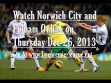 Live Football Online Streaming Norwich City vs Fulham