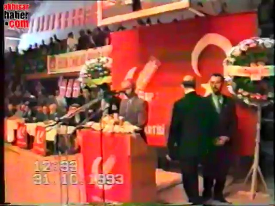 Başbakan Erdoğan'ın 20 Yıl Önceki Akhisar Ziyareti