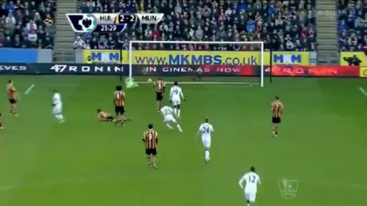 Wayne Rooney Amazing Goal Hull City - Manchester United (2:2)