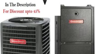 Clearance 3.5 Ton 15 Seer Goodman 90,000 Btu 95% Afue Dual Fuel System - SSZ140421 - CAPF4961D6 - GMVC950905DX - TX5N4