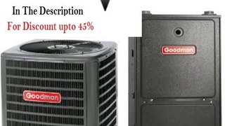 Clearance 2 Ton 13 Seer Goodman 45,000 Btu 95% Afue Gas System - GSX130241 - CAPF1824B6 - GMH950453BX