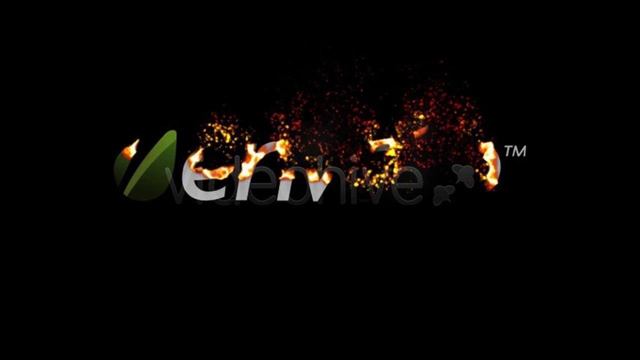 Fire and Burn Reveal - After Effects Template