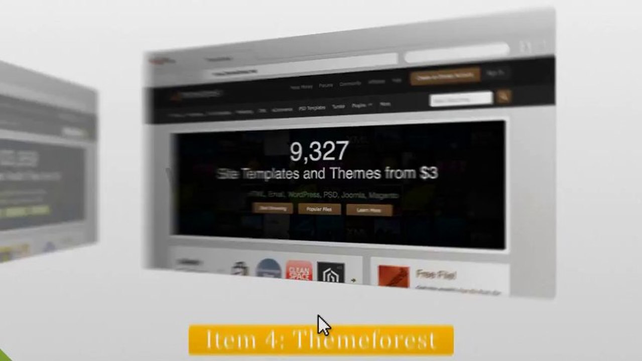 Simple Website Portfolio - After Effects Template