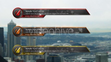 Shine Lower Third - After Effects Template
