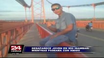 Madre de Dios: buscan intensamente a joven desaparecido en río Inambari (1/2)