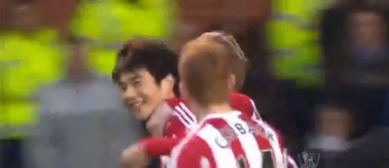 Goal Ki Sung Yueng (Everton 0-1 Sunderland)