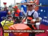 Kemal Sunal anısına en hızlı süpürgeci yarışması - KANALTÜRK TV