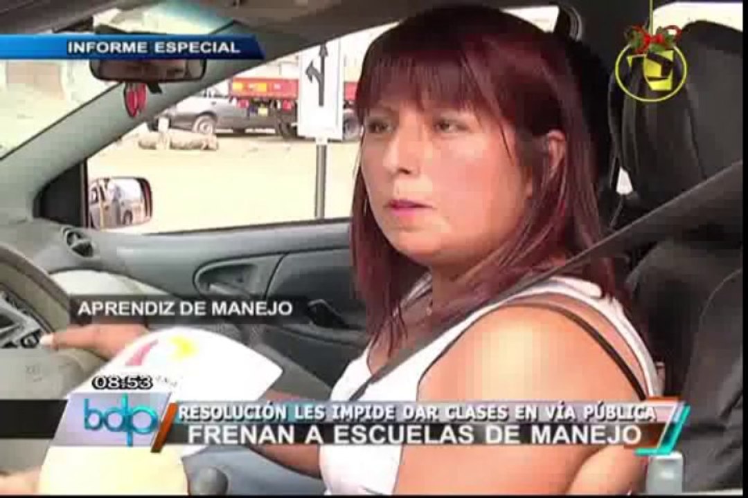 Alumnos de escuelas de manejo no podrán practicar en calles de Lima