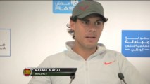 Rafael Nadal Press conference in Abu Dhabi (26-12-2013)